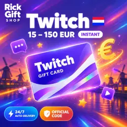 [AUTO 24/7] Twitch Netherlands NL 15-75 EUR Gift Card