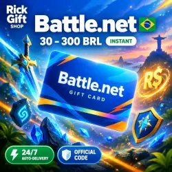 [AUTO 24/7] Blizzard Battle.net Gift Card 30-300 BRL | Brazil Wallet