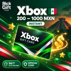 [AUTO 24/7] Xbox Gift Card Mexico: 200–1000 MXN