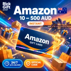 [AUTO 24/7] Amazon Gift Card Australia 10–500 AUD Balance Top-Up Code AU