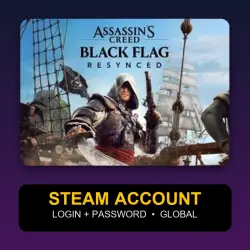 Assassin's Creed Black Flag Resynced — Steam Account (Login + Password) — GLOBAL