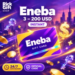 [AUTO 24/7] Eneba Gift Card 3–200 USD | Instant Wallet Top-Up