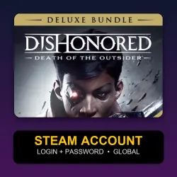 Dishonored: Death of the Outsider - Deluxe Bundle — Аккаунт Steam (логин + пароль) — GLOBAL