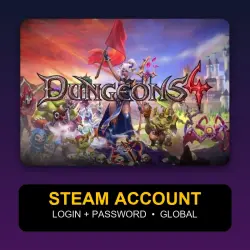 Dungeons 4 — Аккаунт Steam (логин + пароль) — GLOBAL