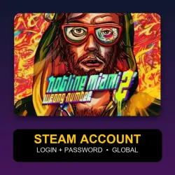 Hotline Miami 2: Wrong Number — Steam Account (Login + Password) — GLOBAL