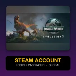 Jurassic World Evolution 3 — Steam Account (Login + Password) — GLOBAL