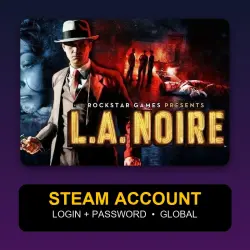 L.A. Noire — Steam Account (Login + Password) — GLOBAL