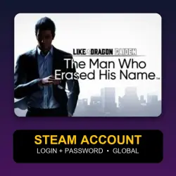Like a Dragon Gaiden: The Man Who Erased His Name — Steam Account (Login + Password) — GLOBAL