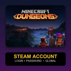 Minecraft Dungeons — Steam Account (Login + Password) — GLOBAL