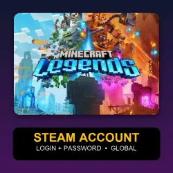 Minecraft Legends — Steam Account (Login + Password) — GLOBAL