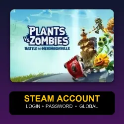 Plants vs. Zombies: Battle for Neighborville — Steam Account (Login + Password) — GLOBAL