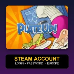 PlateUp! — Steam Account (Login + Password) — EUROPE
