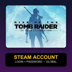 Rise of the Tomb Raider: 20 Year Celebration Edition — Steam Account (Login + Password) — GLOBAL