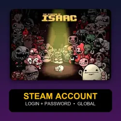 The Binding of Isaac — Steam Account (Login + Password) — GLOBAL