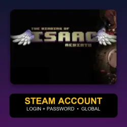 The Binding of Isaac: Rebirth + Afterbirth Bundle — Steam Account (Login + Password) — GLOBAL