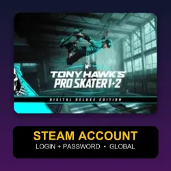 Tony Hawk's Pro Skater 1 + 2 — Аккаунт Steam (логин + пароль) — GLOBAL