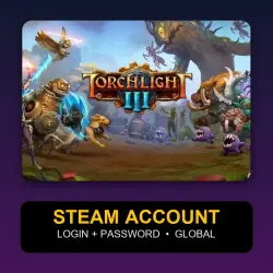 Torchlight III — Steam Account (Login + Password) — GLOBAL