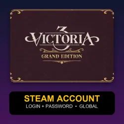 Victoria 3 Steam Новый аккаунт + СМЕНА ПОЧТЫ