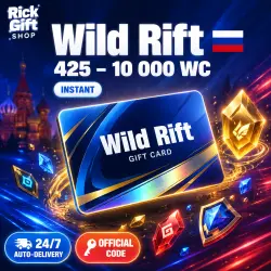 [AUTO 24/7] League of Legends: Wild Rift Wild Cores Code 425-10000 WC | Russia