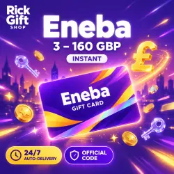 [AUTO 24/7] Eneba Gift Card 3 - 160 GBP Instant Wallet Top-Up Code