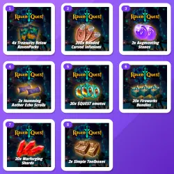 RavenQuest Twitch Drops (9 Items) — Ravenpacks + Bonded Carved Infusion +7 more