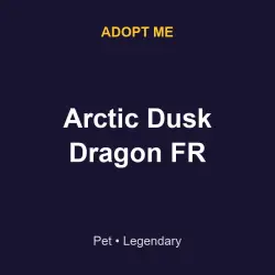 Arctic Dusk Dragon FR | ADM | Adopt Me — Roblox, лот №215353