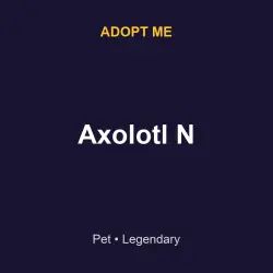 Axolotl N | ADM | Adopt Me — Roblox, лот №215401