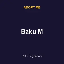 Baku M | ADM | Adopt Me — Roblox, лот №215382
