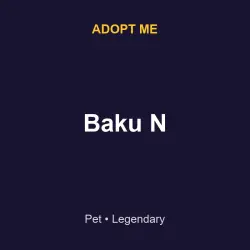 Baku N | ADM | Adopt Me — Roblox, лот №215383