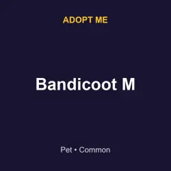 Bandicoot M | ADM | Adopt Me — Roblox, лот №215408