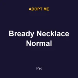 Bready Necklace Normal | ADM | Adopt Me — Roblox, лот №215525