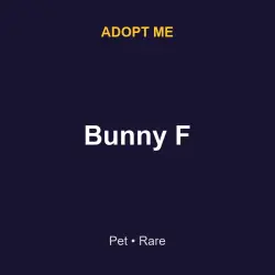 Bunny F | ADM | Adopt Me — Roblox, лот №215539