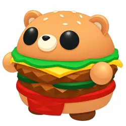 Burger Bear MFR | ADM | Adopt Me — Roblox, лот №215552