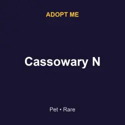 Cassowary N | ADM | Adopt Me — Roblox, лот №215619