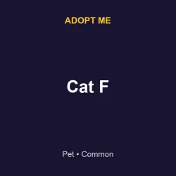 Cat F | ADM | Adopt Me — Roblox, лот №215626