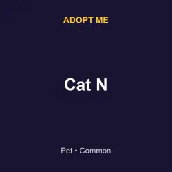 Cat N | ADM | Adopt Me — Roblox, лот №215630