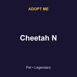 Cheetah N | ADM | Adopt Me — Roblox, лот №215648