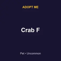 Crab F | ADM | Adopt Me — Roblox, лот №215720