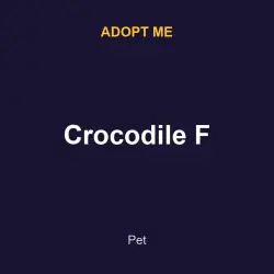 Crocodile F | ADM | Adopt Me — Roblox, лот №215729