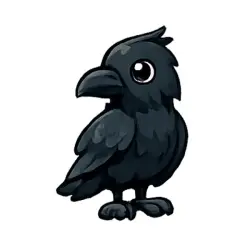 Crow Pet | ADM | Adopt Me — Roblox, лот №215732