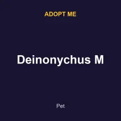 Deinonychus M | ADM | Adopt Me — Roblox, лот №215774