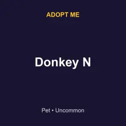 Donkey N | ADM | Adopt Me — Roblox, лот №215817