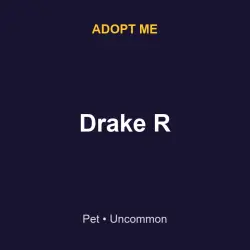 Drake R | ADM | Adopt Me — Roblox, лот №215846