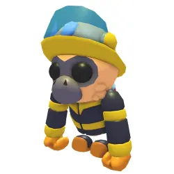 Firefighter Gibbon R | ADM | Adopt Me — Roblox, лот №215908