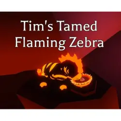 Flaming Zebra N | ADM | Adopt Me — Roblox, лот №215917