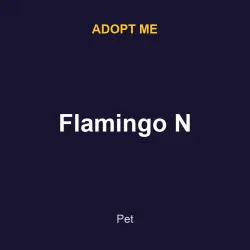 Flamingo N | ADM | Adopt Me — Roblox, лот №215919