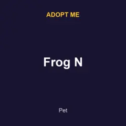 Frog N | ADM | Adopt Me — Roblox, лот №215959