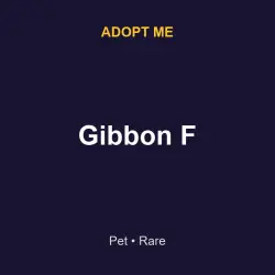 Gibbon F | ADM | Adopt Me — Roblox, лот №216019
