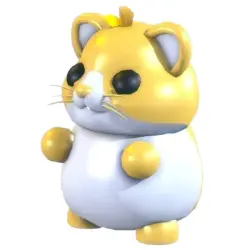 Golden Hamster NFR | ADM | Adopt Me — Roblox, лот №216081
