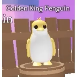 Golden King Penguin NFR | ADM | Adopt Me — Roblox, лот №216088